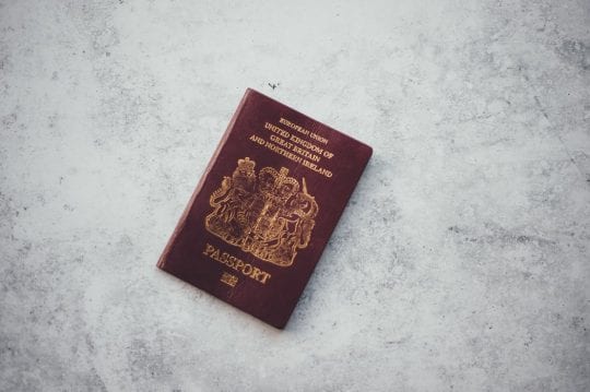 British passport applications for South Africans