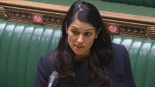priti patel tweet